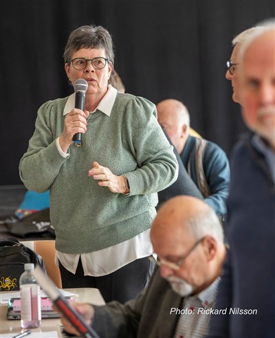 Kicky Sinclair h&ouml;ll i orf&ouml;rande klubban under &aring;rsm&ouml;tet